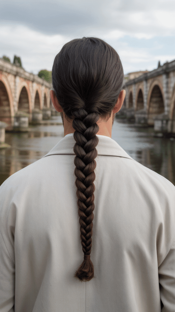 28 Stylish Elf Hairstyles for Men That Look Bold and Mystical 21 Rope Braid Technique