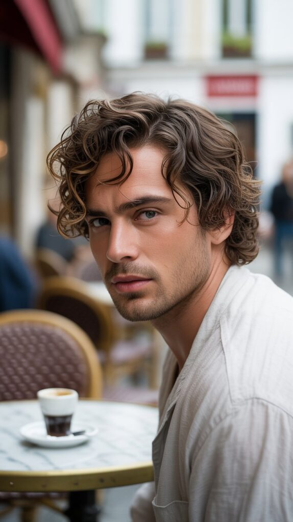 30 Latest French Hairstyles for Men That Exude Style 21 Disheveled French Waves
