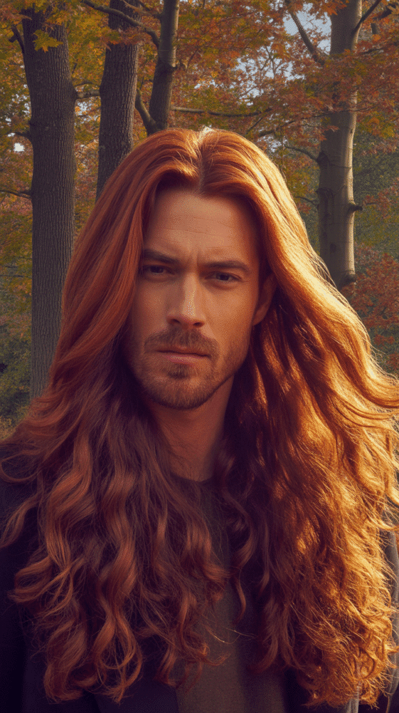 28 Stylish Elf Hairstyles for Men That Look Bold and Mystical 20 Natural Auburn Elf Aesthetic