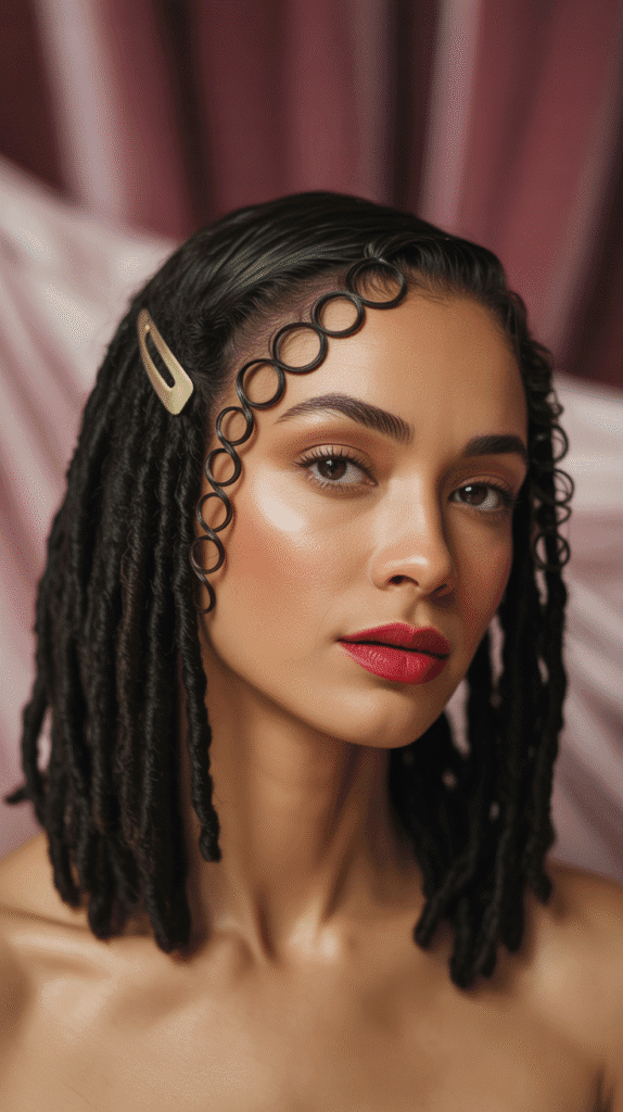 37 Best Dreadlock Styles for Black Women That Slay Every Look 14 Pin Curl Locs
