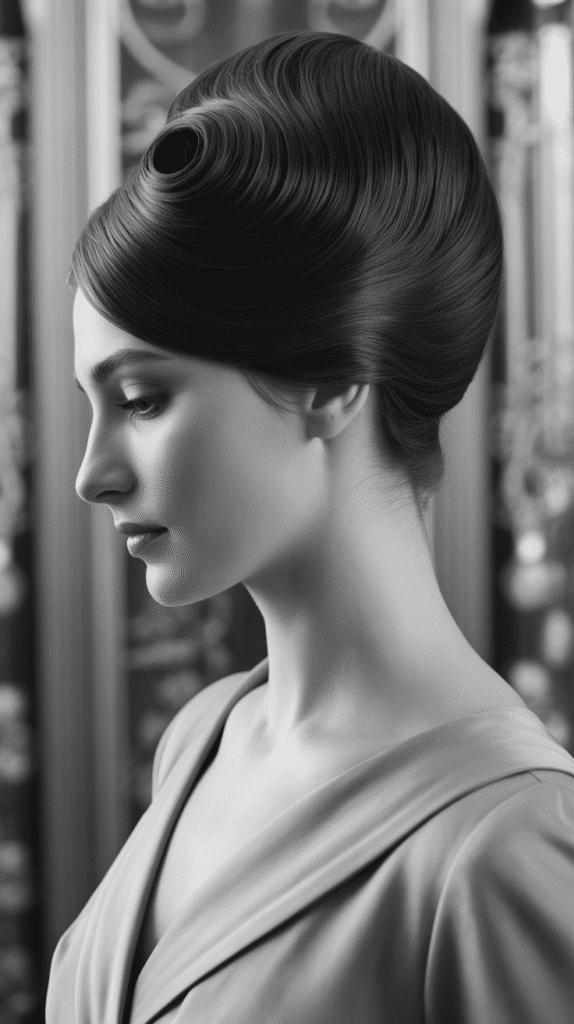 33 Elegant 1930s Updo Hairstyles for Long Hair You Must Try 28 Vintage Beehive Foundation Updo