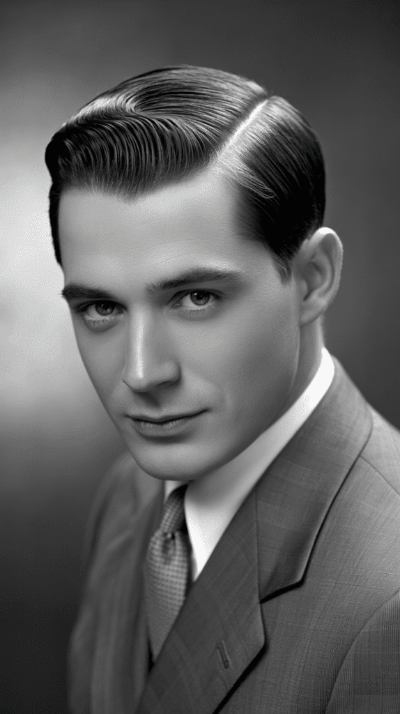 33 Stylish 1930s Hairstyles for Men That Define Retro Charm 2 The Distinguished Side Part