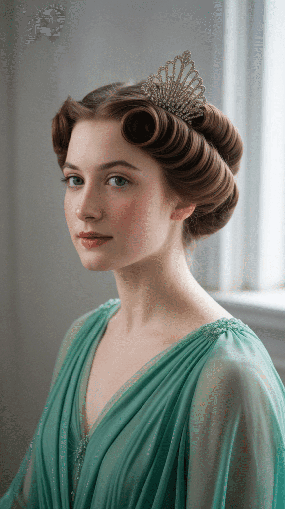 27 Classic 1930s Hairstyles That Bring Vintage Glamour Back 14 The Rolled Updo