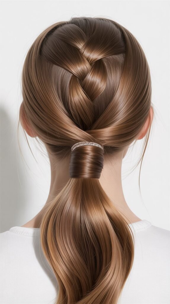 Criss-Cross Ponytail