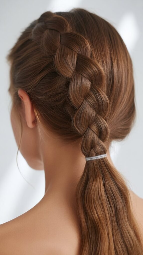  Infinity Braid Ponytail