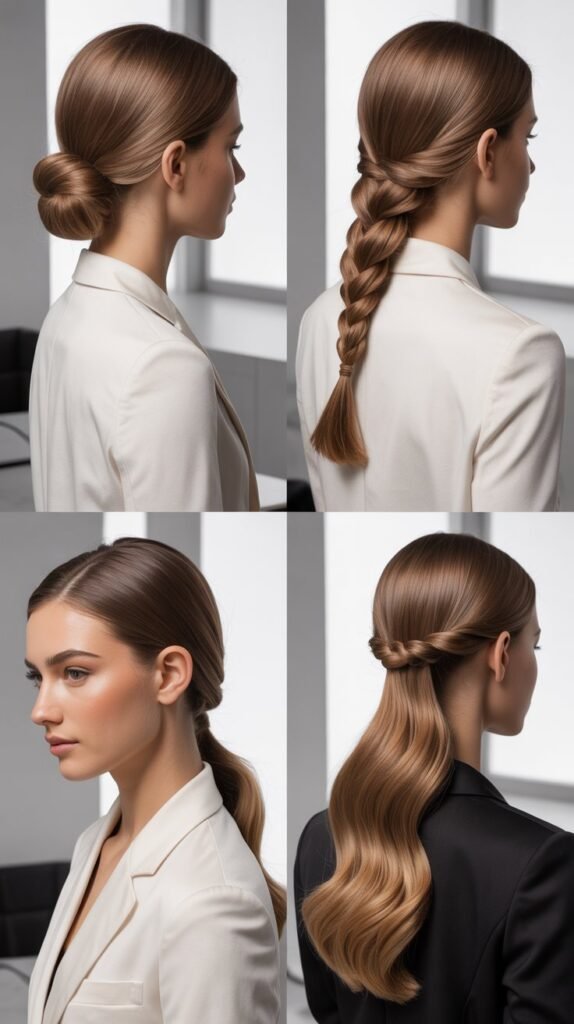 25 Simple and Professional Easy Hairstyles for Long Hair for Work