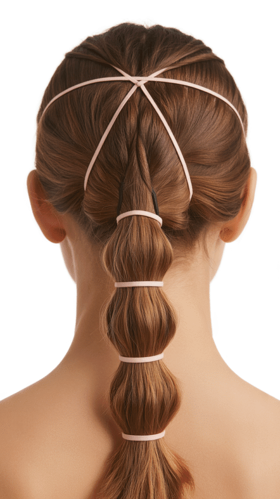 37 Easy Hairstyles to Keep Hair Out of Your Face 18 Criss-Cross Ponytail