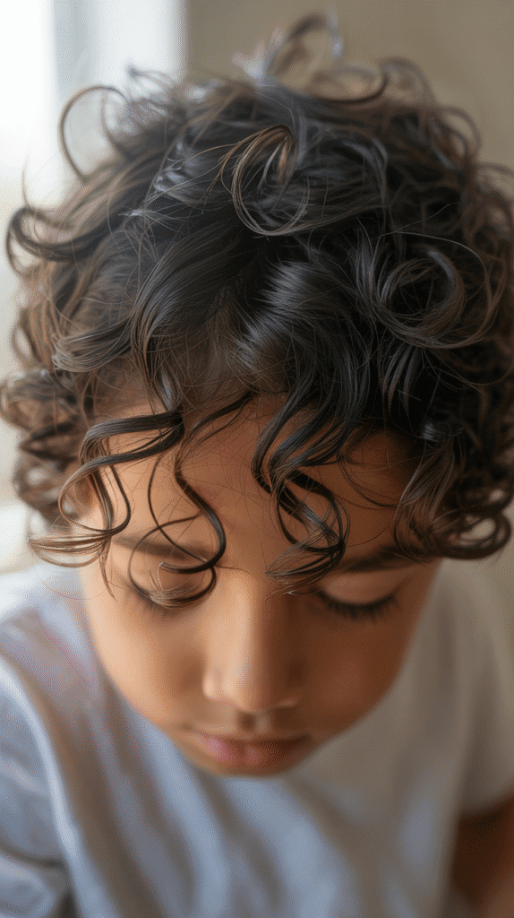How to Cut Boys' Curly Hair at Home – Simple Guide for Parents 1 Understanding Curly Hair Texture and Growth Patterns