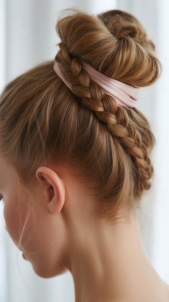 Braided Bun with Wrap