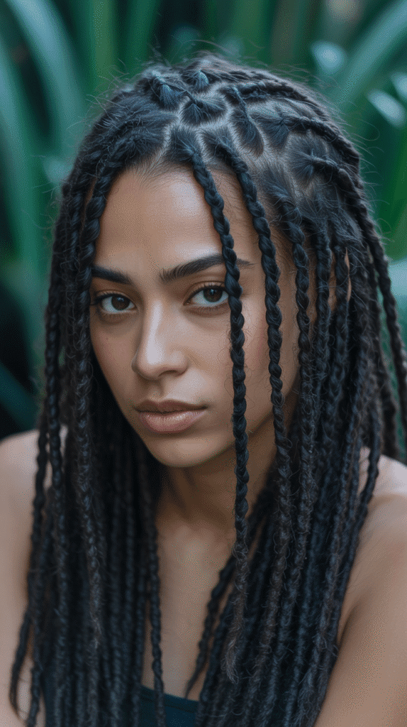 33 Trendy Dreadlock Styles for Ladies to Try This Year 6 Micro Locs