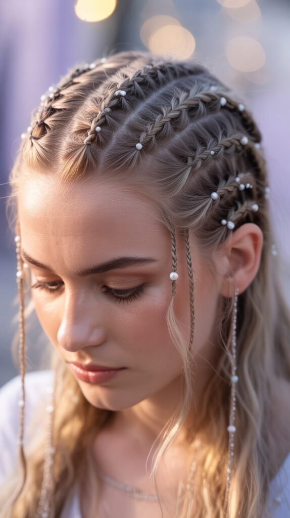 Faux Hawk with Micro Braids