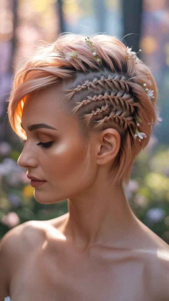 Braided Pixie Mohawk