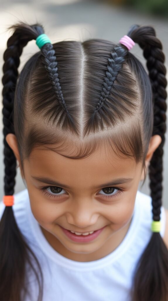 . Boxer Braids Modified for Short Hair