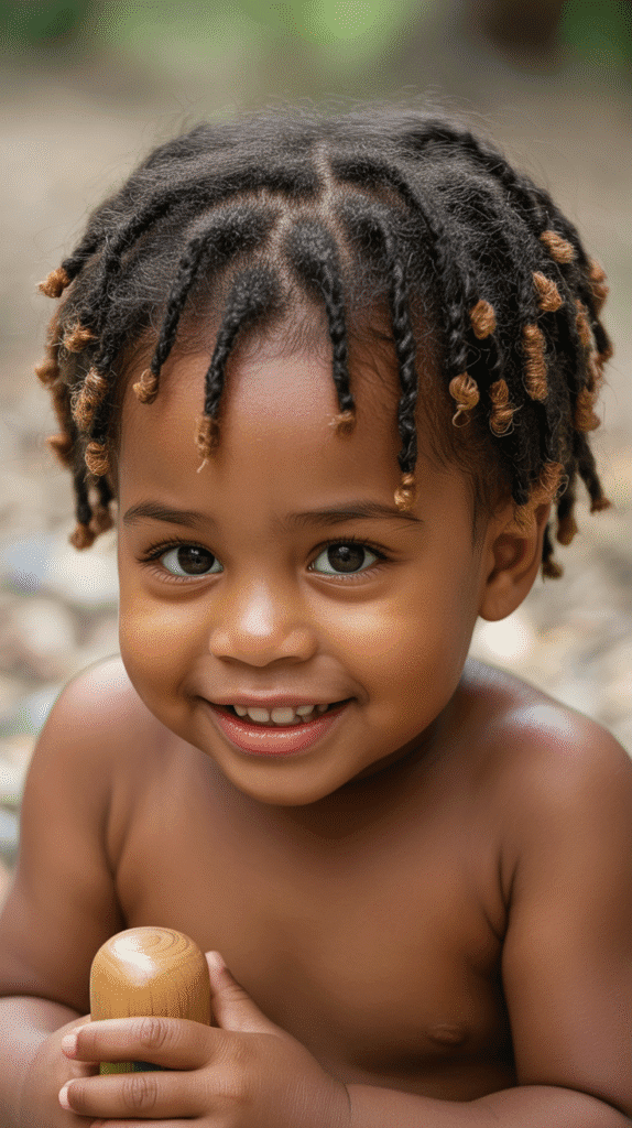 37 Adorable Dreadlock Styles for Kids That Are Easy & Cute 1 Classic Short Dreads