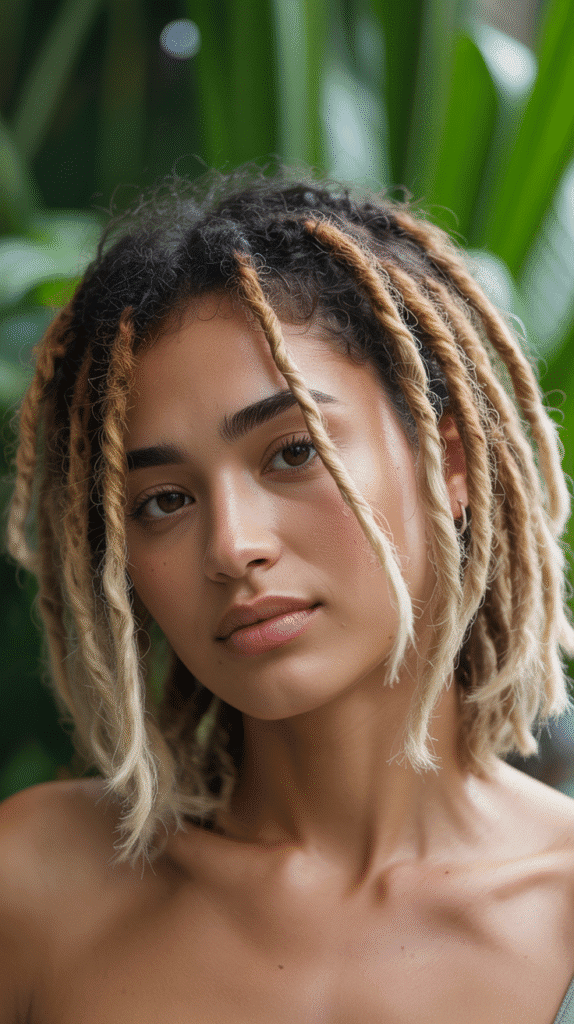 27 Latest Short Dreadlock Styles That Are Easy and Stylish 14 Short Locs with Natural Root Color