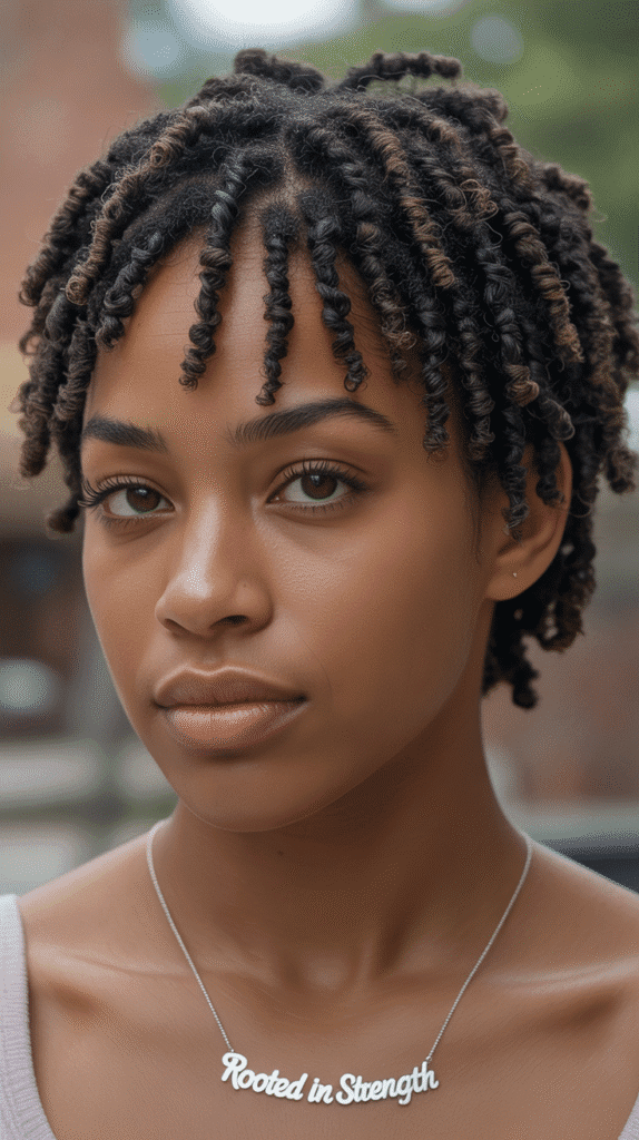 33 Chic Short Dreadlock Styles for Ladies That Stay in Style 4 Finger Coil Starter Locs