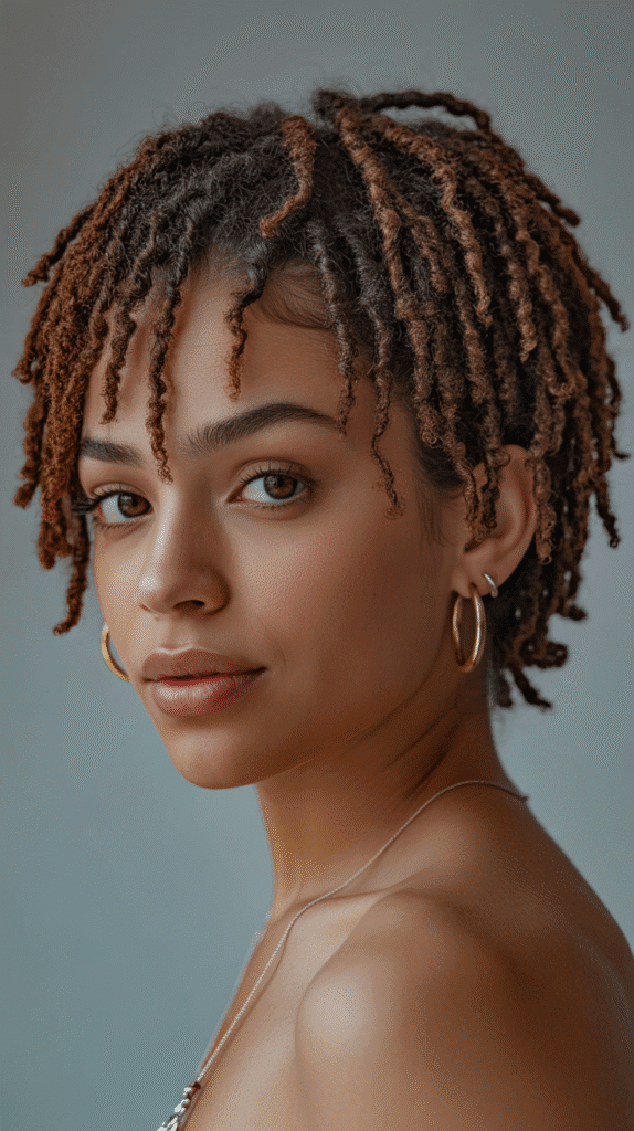 30 Latest Dreadlock Styles for Short Hair That Look Fresh 9 Micro Short Locs