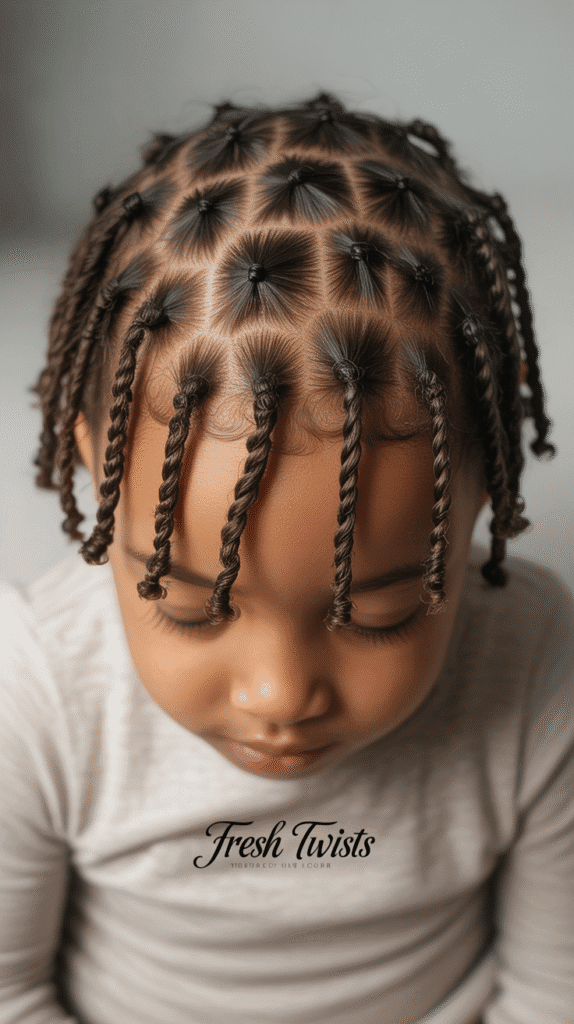 37 Adorable Dreadlock Styles for Kids That Are Easy & Cute 2 Two-Strand Twist Starter Locs