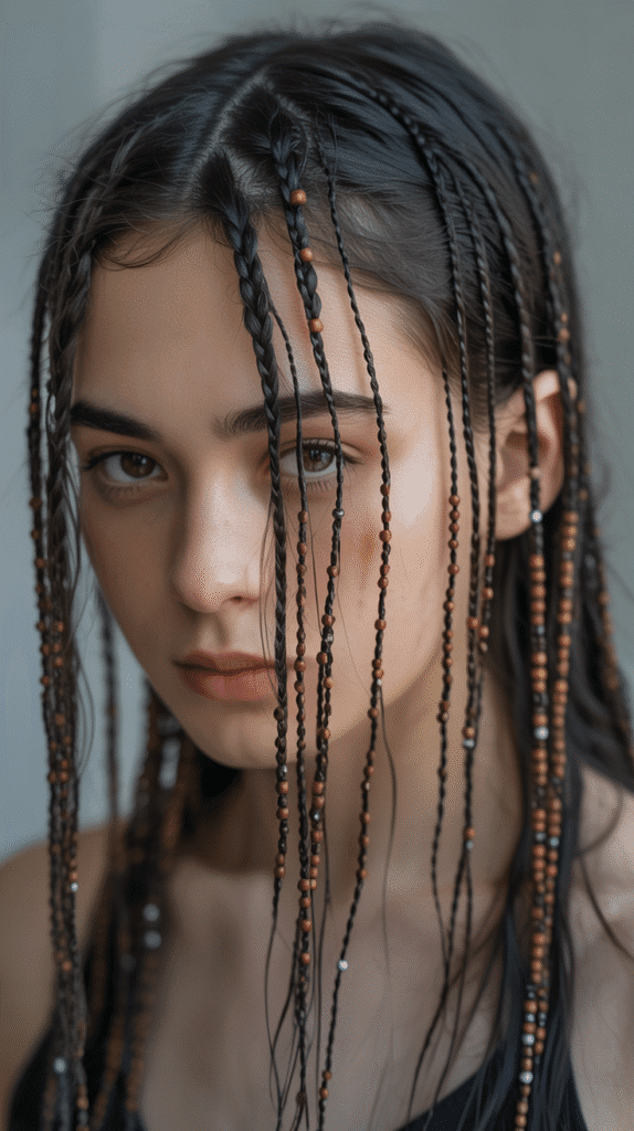 33 Trendy French Braided Hairstyles with a Chic Twist 19 French Braid with Beaded Strands
