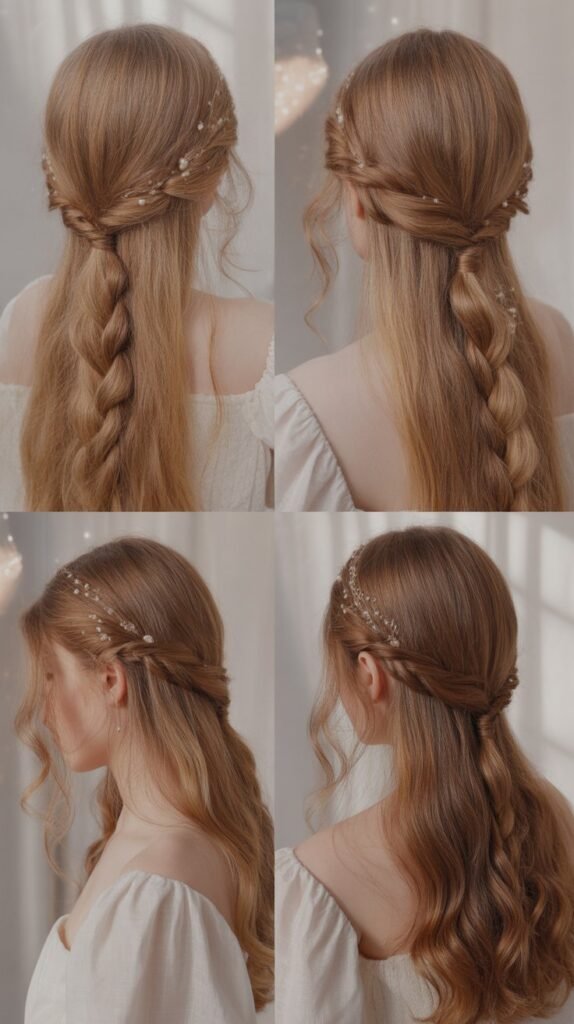 26 Stunning Whimsical Half-Up Hairstyles Perfect for Everyday Magic