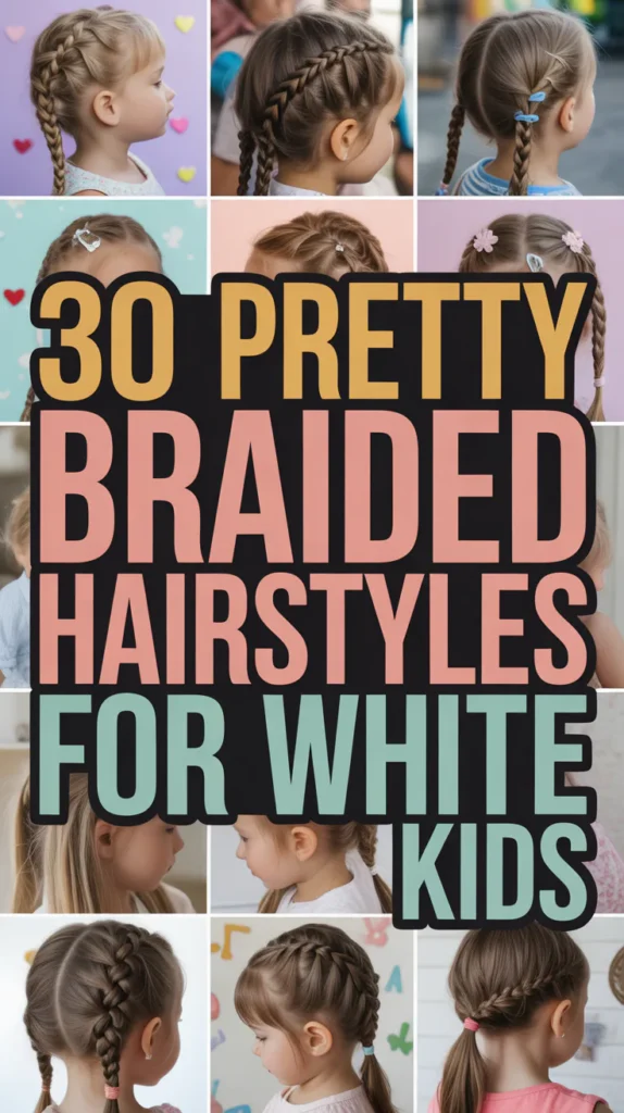 30 Pretty Braided Hairstyles for White Kids Pretty Braided Hairstyles for White Kids