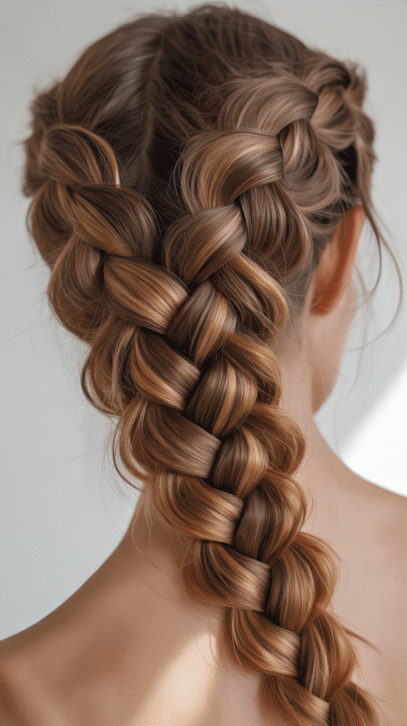 37 Easy Hairstyles to Keep Hair Out of Your Face 36 Infinity Braid Ponytail