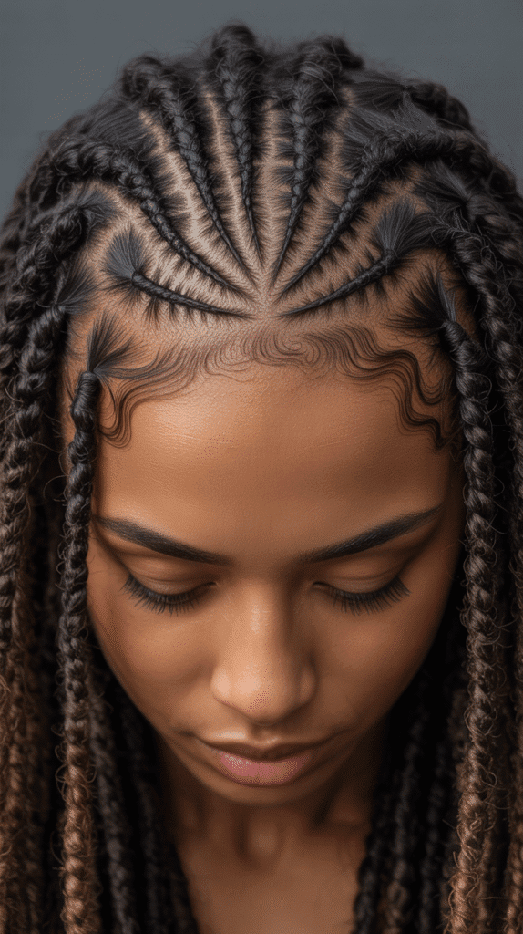37 Best Dreadlock Styles for Black Women That Slay Every Look 12 Criss-Cross Cornrow Base Locs