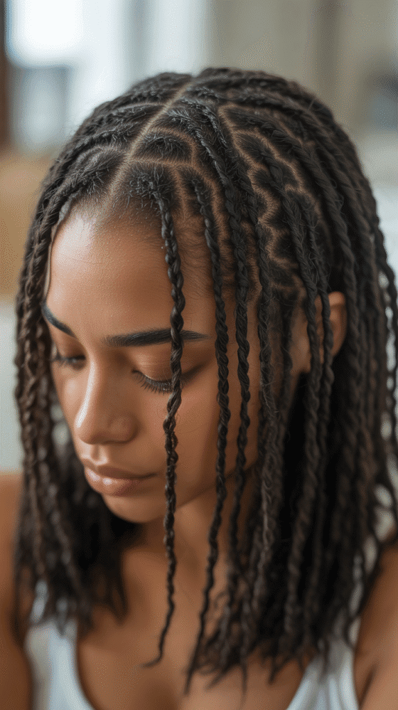 27 Latest Dreadlock Style Designs That Are Creative and Unique 6 Sisterlocks Micro Locs Style
