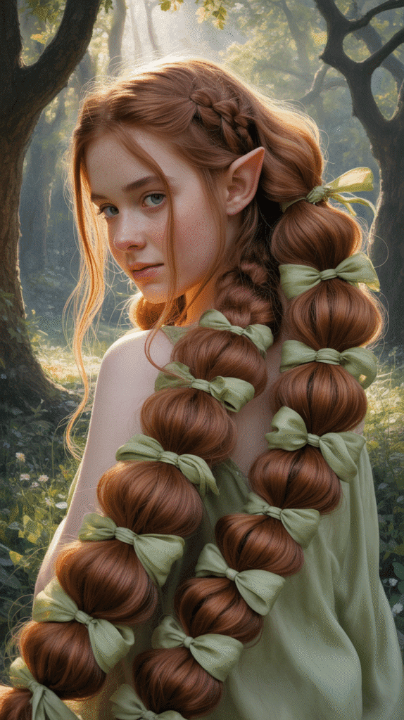 25 Step-by-Step Elf Hairstyle Tutorials Anyone Can Try 10 Bubble Braid Elven Style
