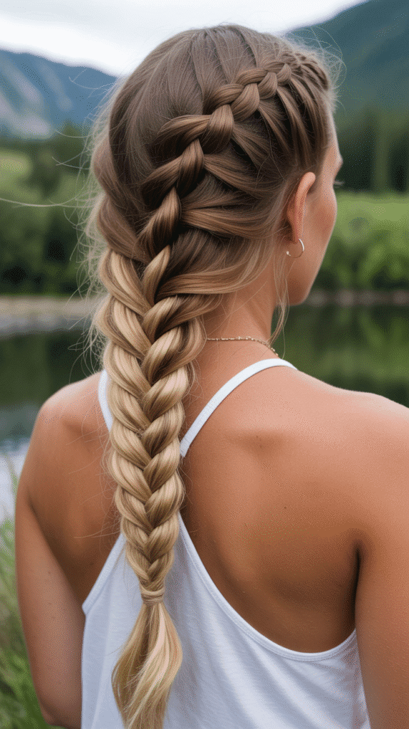 27 Easy Hairstyles for Long Hair for School That Are Cute and Quick 14 Fishtail Braid