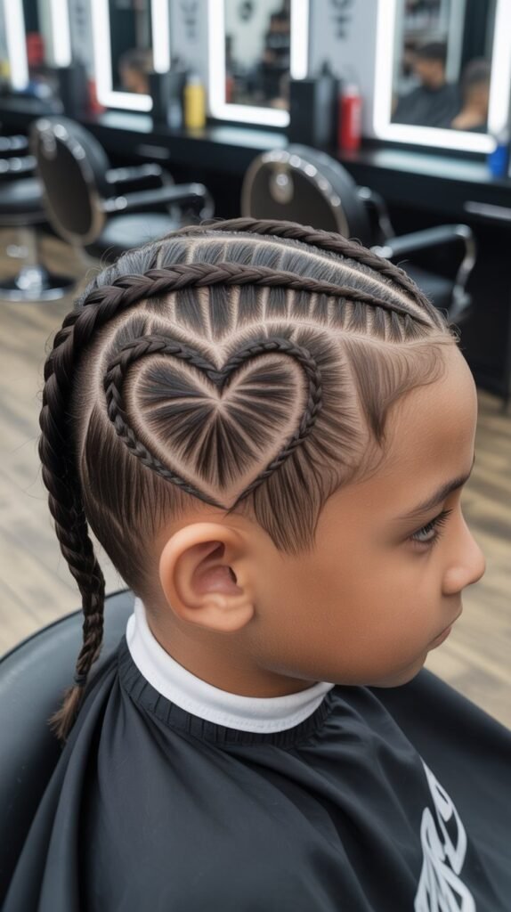  Heart-Shaped Braided Design