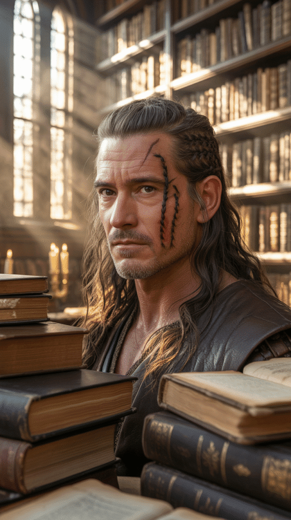 28 Stylish Elf Hairstyles for Men That Look Bold and Mystical 12 Braided Temples with Flowing Back