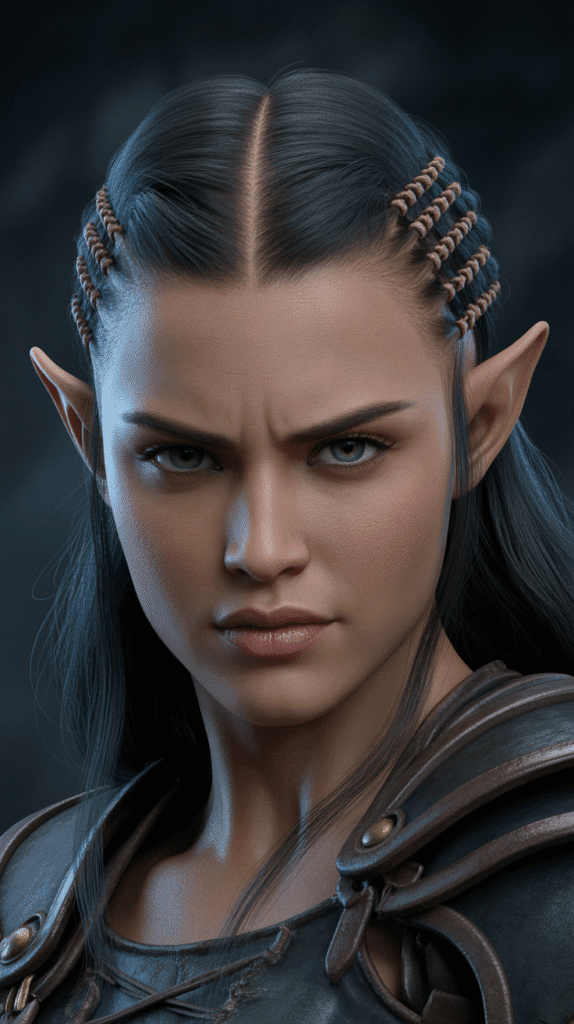 25 Step-by-Step Elf Hairstyle Tutorials Anyone Can Try 11 Mohawk Braid for Warrior Elves