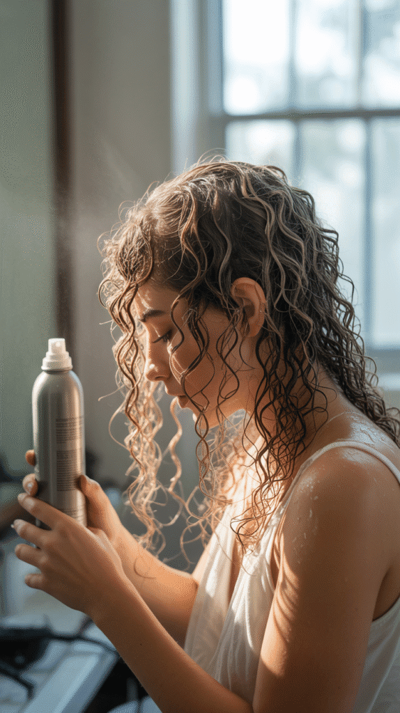 Best Way to Cut Curly Hair at Home 5 The Damp Cutting Method