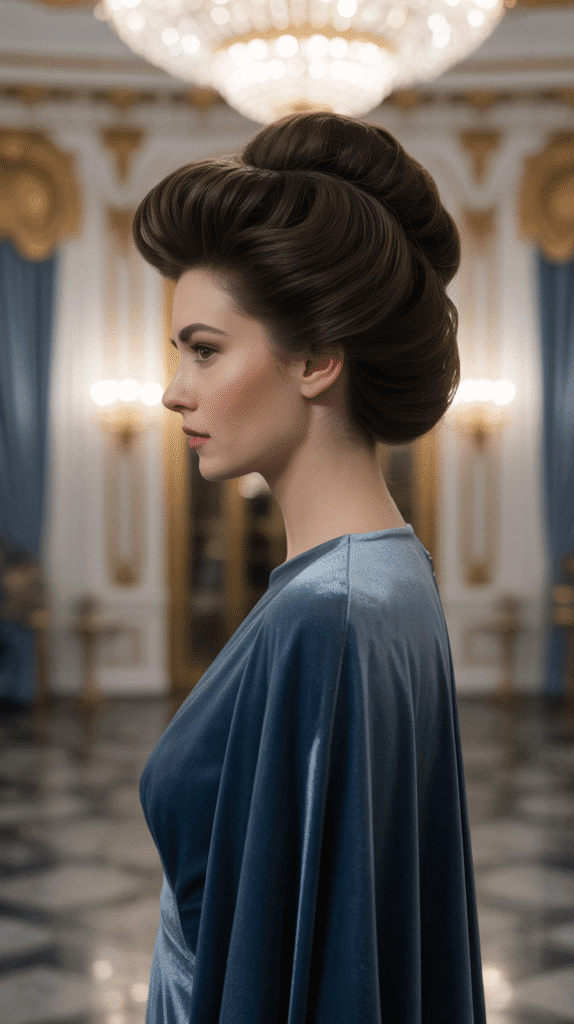 30 Elegant French Hairstyles for Long Hair That Turn Heads 17 The French Roll with Volume