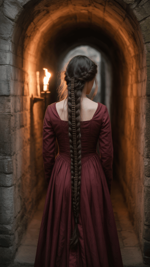 33 Step-by-Step Medieval Hairstyles for Princesses 18 The Ladder Braid Down the Back