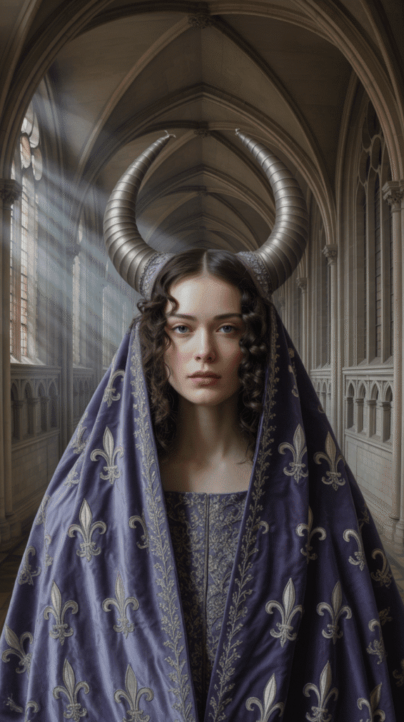 30 Regal Medieval Hairstyles for Princesses and Queens 5 The Horned Hennin Hairstyle