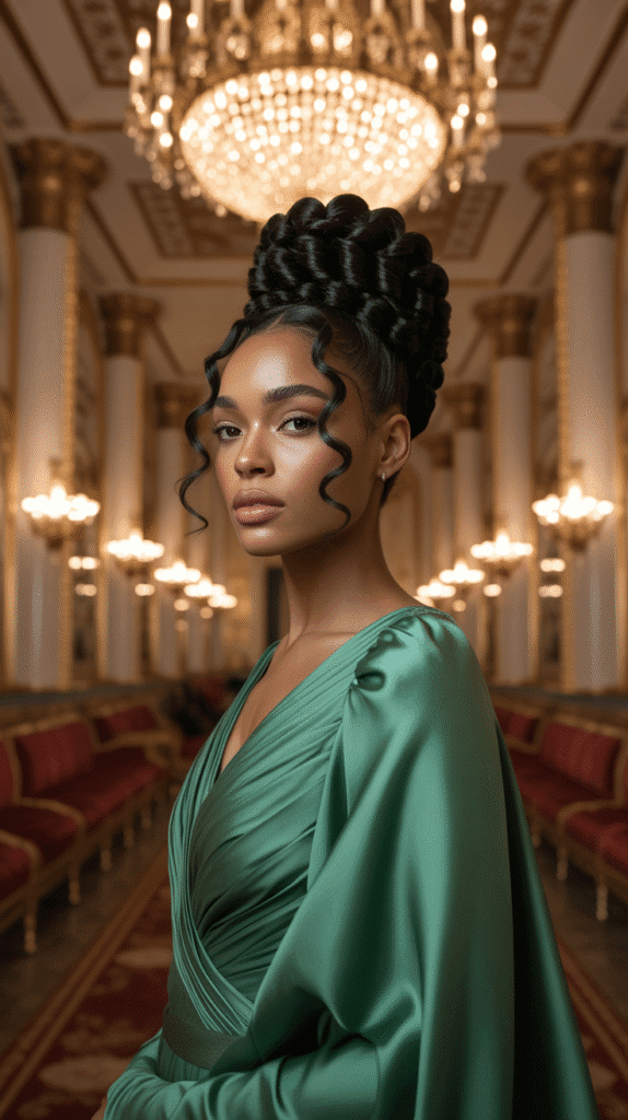 28 Protective Winter Hairstyles for Black Women with 4C Hair 22 Twisted Crown