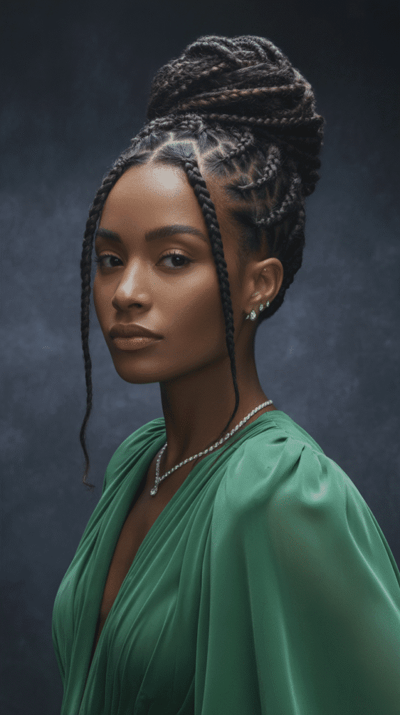 30 Chic Dreadlock Styles for Black Women 2025 You'll Love 11 Braided Loc Updo