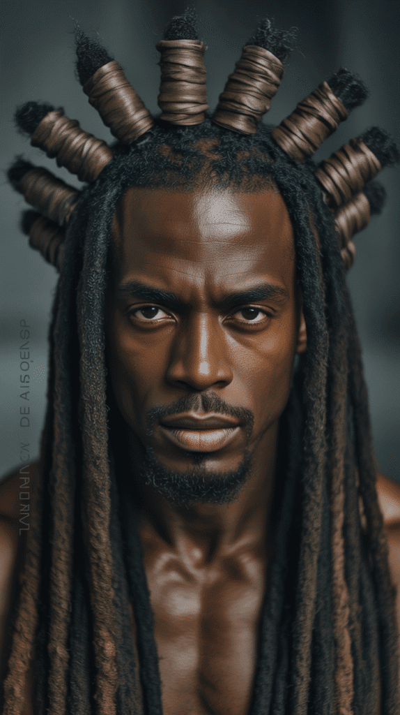 33 Cool Dreadlock Styles for Men That Are Bold & Modern 27 Dreadlock Crown Style