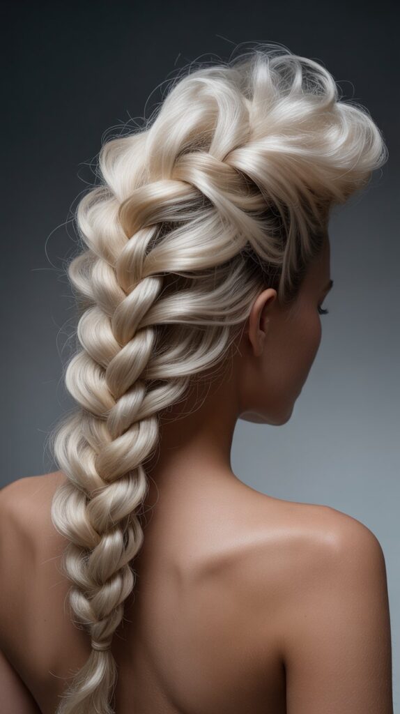 33 Trendy French Braided Hairstyles with a Chic Twist 24 French Braid with Volume Boost