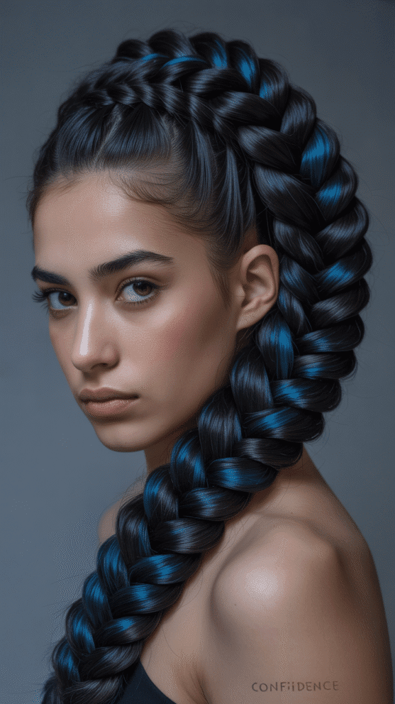 33 Trendy French Braided Hairstyles with a Chic Twist 31 French Braid with Mohawk Styling