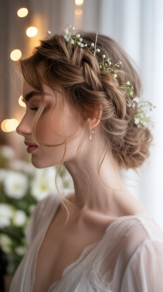 Messy Side-Swept Updo