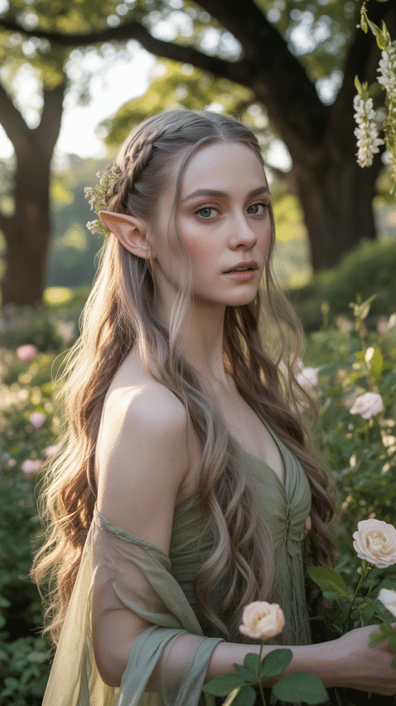 28 Easy Elf Hairstyles You Can Create in Minutes 16 Side Braid with Loose Tendrils