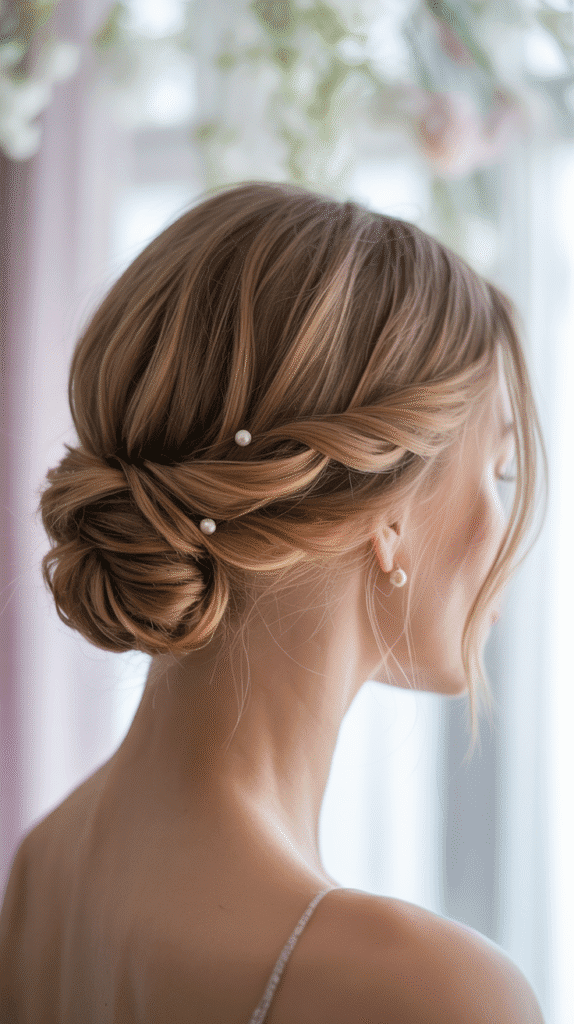 30 Dreamy Whimsical Hairstyles for Medium-Length Hair You'll Fall in Love With 17 Twisted Low Chignon