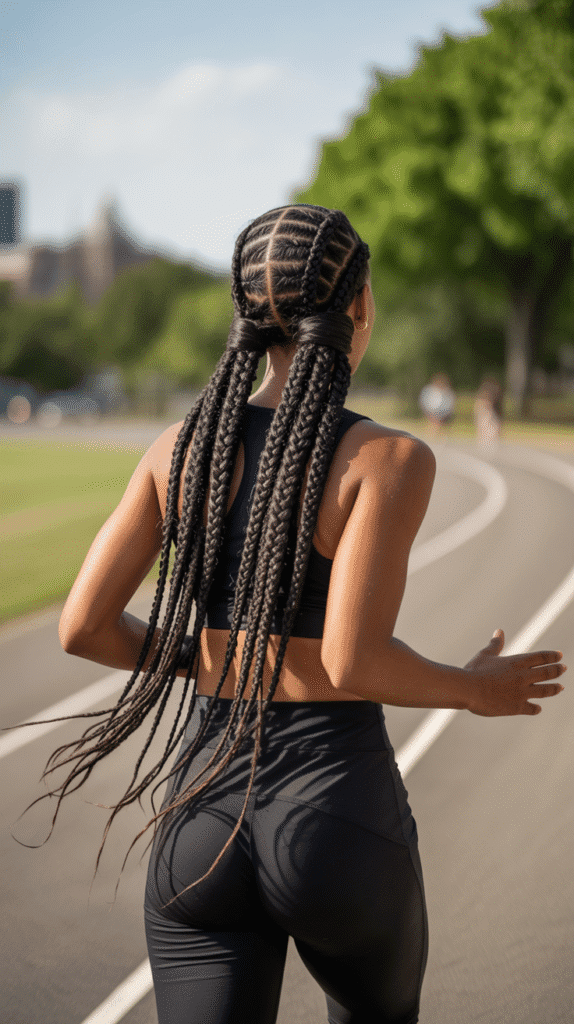 37 Gorgeous Long Dreadlock Styles for Black Women Full of Elegance 36 Long Loc Dutch Braids