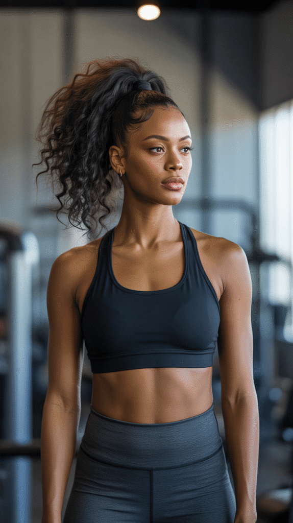 26 Flawless Winter Sew-In Hairstyles for Black Women That Look Effortless 9 High Ponytail Sew-In