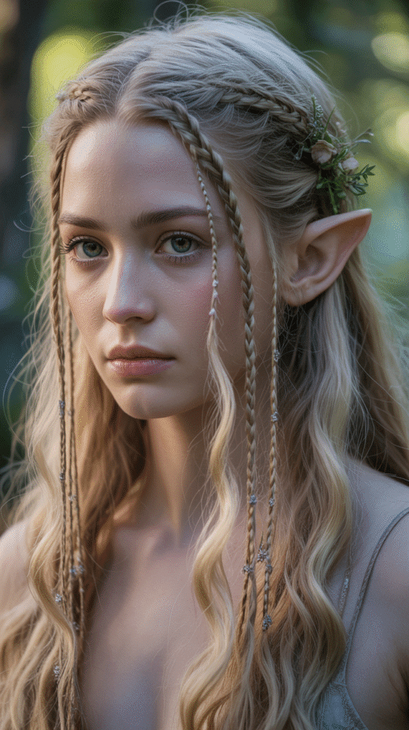 28 Easy Elf Hairstyles You Can Create in Minutes 8 Face-Framing Mini Braids