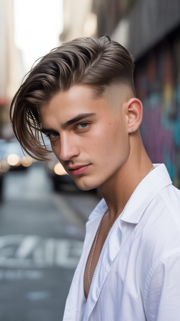 30 Latest French Hairstyles for Men That Exude Style 15 Swept Side French Cut