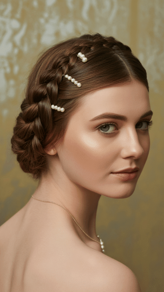 33 Chic French Hairstyles for Long Hair That Feel Romantic and Timeless 30 Triple Braid Updo